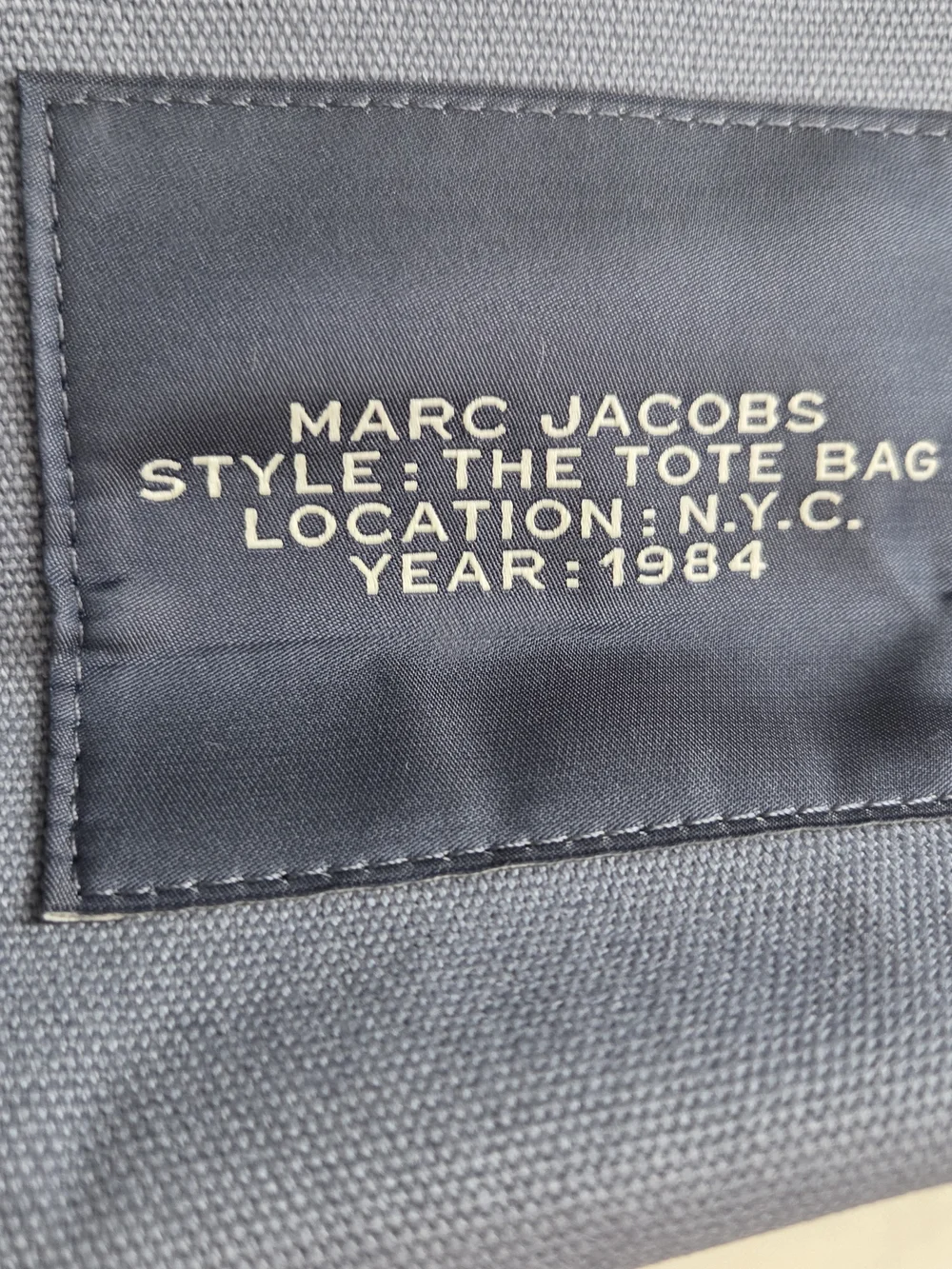 Marc Jacobs The Canva Medium Tote Bag in Blue Shadow